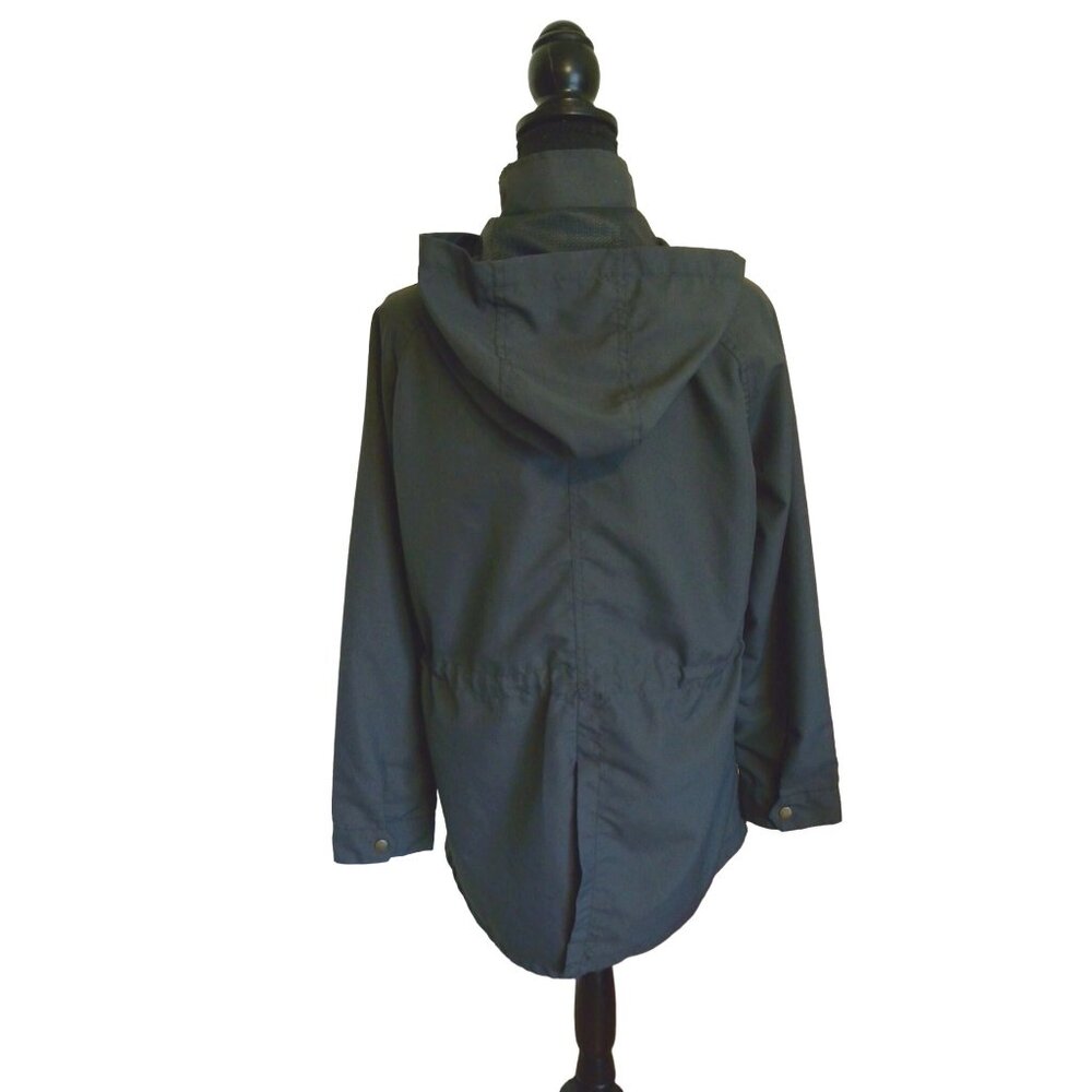 O'Neill Women's Hooded Jacket M Gray Full Zip Lined Pockets Casual Outdoor Coat - Picture 5 of 8